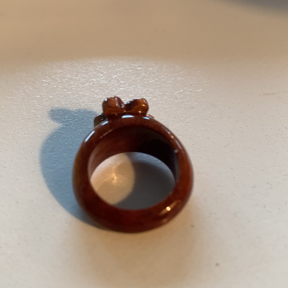 Koa Wood Jewelry Ring Hawaii small pinky ring or child ring Hawaiian Gift New - Picture 2 of 6